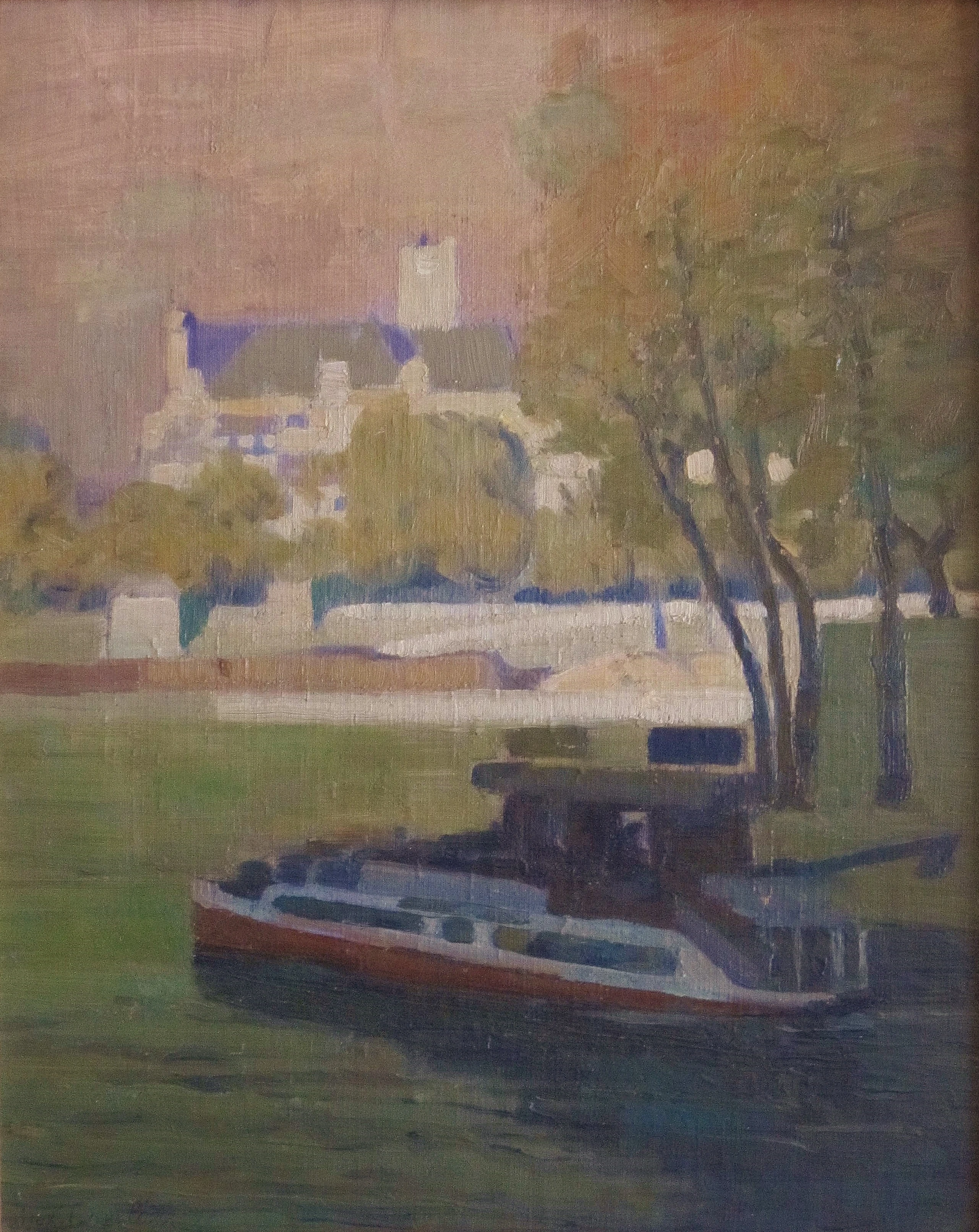 1867-Alexandre Cuvelier - La Senna a Parigi, l'Île Saint - Louis e Saint - Gervais - Saint - Protais